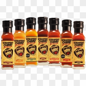 Screaming Chimp 7 Chilli Sauce Deal - Bottle, HD Png Download - chili pepper png