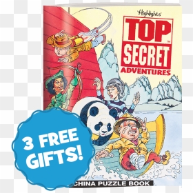 3-month Top Secret Adventures Subscription - Top Secrets Books Around The World, HD Png Download - top secret png