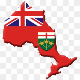 Ontario Flag Contour - Queens Birthday New Zealand, HD Png Download - canadian flag png