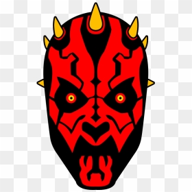 Star Wars Darth Maul Clipart Free Clip Art Images - Cartoon Darth Maul Face, HD Png Download - darth maul png
