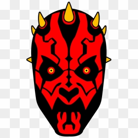 Star Wars Darth Maul Clipart Free Clip Art Images - Cartoon Darth Maul Face, HD Png Download - darth maul png