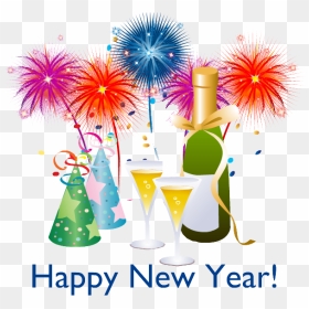 New Year"s Eve Party Clipart , Png Download - Happy New Year Vector Png, Transparent Png - new year's png