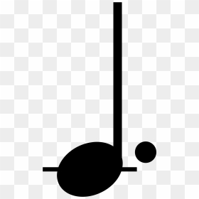 Dotted Quarter Note Png, Transparent Png - note png
