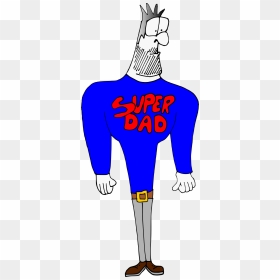 Super Dad Clip Arts - Clip Art, HD Png Download - dad png