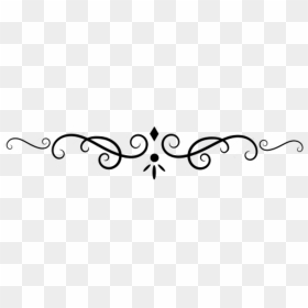 Divider Clipart Black And White, HD Png Download - dividers png