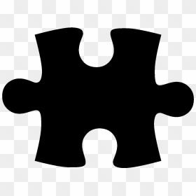 Jigsaw Piece Clipart , Png Download - Black Puzzle Piece Png, Transparent Png - puzzle piece png