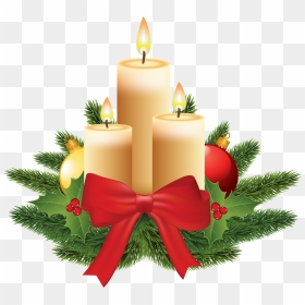 *christmas Candles , Png Download - Transparent Christmas Candle Clip Art, Png Download - candles png