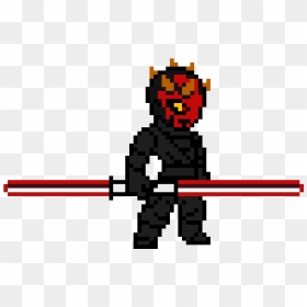 Anakin Skywalker Pixel Art , Png Download - Darth Maul Pixel Art, Transparent Png - darth maul png