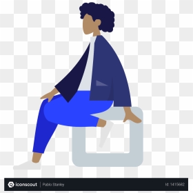 Web Design, HD Png Download - woman sitting png