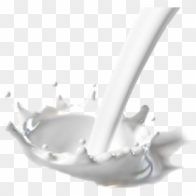 Milk Png Free Download - Transparent Background Milk Splashes Png, Png Download - milk splash png