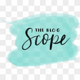 The Blog Scope - Calligraphy, HD Png Download - watercolor texture png