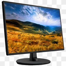 Pln2270w - Angled - Lcd Monitor Images Png, Transparent Png - monitor png