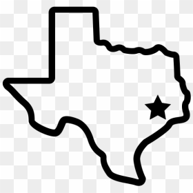Texas Black Png - Houston Texas Clipart, Transparent Png - texas outline png