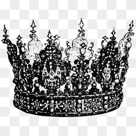 Transparent Black Crown Png - Queen Black Crown Transparent Background, Png Download - kings crown png
