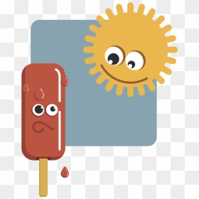 Popsicle And The Sun Clip Arts, HD Png Download - popsicle png