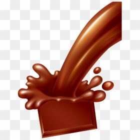 Chocolate Milk Splash Png Download - Chocolate Psd, Transparent Png - milk splash png