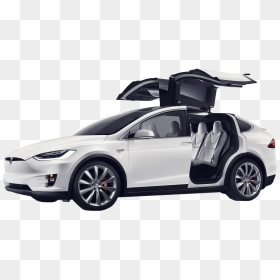 Tesla Model X Transparent Png - Tesla Model Y Doors Open, Png Download - black model png