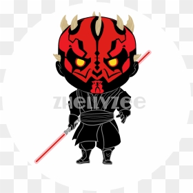 Darth Maul Pillow Plush - Darth Maul Cartoon, HD Png Download - darth maul png