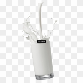Evoshake Meal Replacement Shake Strawberry Sensation - Transparent Glass Of Milk, HD Png Download - milk splash png
