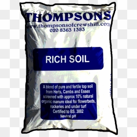 Soils, Root Zone, Sterilied Loam And Lawn Dressing - Bag Of Soil Png, Transparent Png - soil png