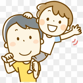 Fun With Dad Big Image Png - Dad And Son Clipart, Transparent Png - dad png