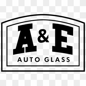 A & E Auto Glass - E Auto Glass Logo, HD Png Download - cracked glass transparent png