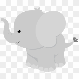Elephant Free Clip Art - Baby Elephant Clipart Png, Transparent Png - baby shower png