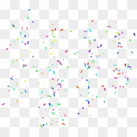 Falling Confetti Png Transparent Image - Transparent Background Confetti Overlay, Png Download - confetti png transparent