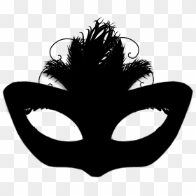 Mask Clip Art Silhouette - Black Masquerade Mask Png, Transparent Png - masquerade mask png
