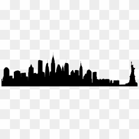 Transparent Images Pluspng London - New York City Skyline Png, Png Download - new york skyline silhouette png