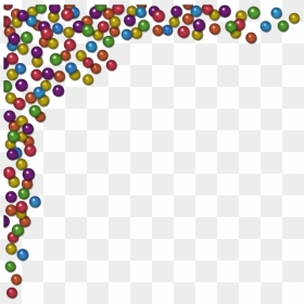 Confetti Corner Png Transparent Image - Beads Png, Png Download - confetti png transparent
