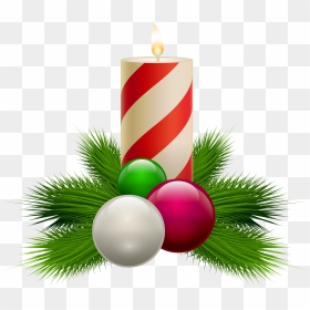Christmas Candles Without Background, HD Png Download - candles png