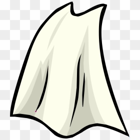Club Penguin Rewritten Wiki - Cape Black And White, HD Png Download - cape png
