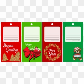 Transparent Gift Tag Png, Png Download - gift tag png