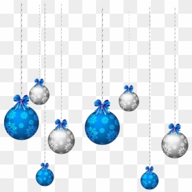Download Christmas Balls Png File - Christmas Decorations Blue Png, Transparent Png - christmas ball png