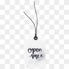 Emma Kate Gift Tag Open Me- - Still Life Photography, HD Png Download - gift tag png