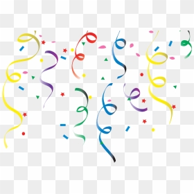 Confetti Png Free Download - Confetti And Streamers Clipart, Transparent Png - confetti png transparent