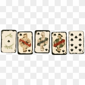 Poker Cards Clip Arts - Old Playing Cards Png, Transparent Png - playing cards png