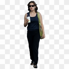 Woman Walking Away Png Download - Png Mujer Caminando, Transparent Png - people walking away png