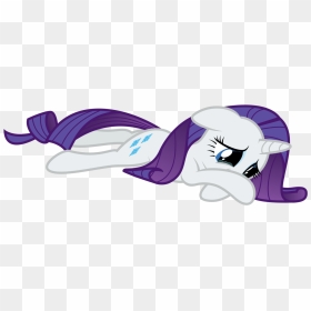 Rarity Sad Png Graphic Black And White Stock - My Little Pony Rarity Sad, Transparent Png - sad png