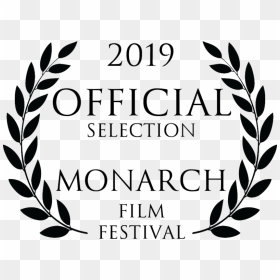 2019 Official Selection Wreath - Film Award Logo Transparent, HD Png Download - floral wreath png