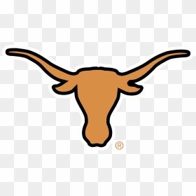 Texas Longhorn Clipart 3 » Clipart Station - Texas Longhorns Logo White Background, HD Png Download - texas outline png