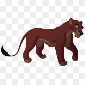 Female Lioness Lines By Kohu-arts On Clipart Library - Female Scar Lion King, HD Png Download - realistic scar png