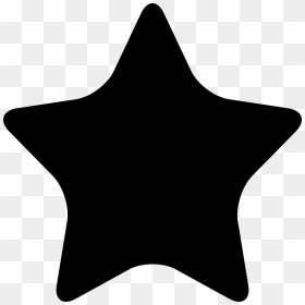 Solid - Black - Star - Fa Fa Star Icon , Png Download - Star Bullet Point Png, Transparent Png - black star png