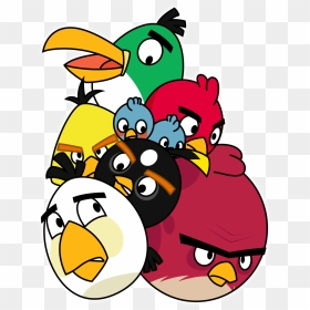 High-quality Angry Birds Transparent Png Images Image - Angry Birds Png, Png Download - flock of birds png