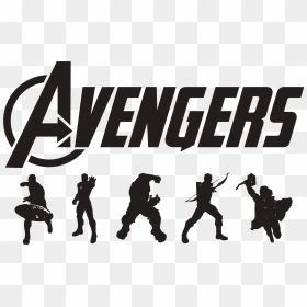 Submitted By Modsoft - Avengers Png Black And White, Transparent Png - avengers infinity war logo png