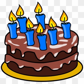 Birthday Cake Clip Art, HD Png Download - birthday candle png