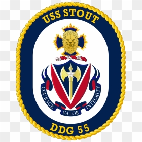 Uss Stout Ddg-55 Crest - Uss Montgomery Lcs 8 Crest, HD Png Download - crest png