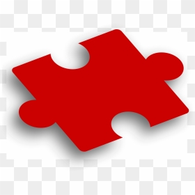 Puzzle Piece Red Clip Arts - Pièce De Puzzle Rouge, HD Png Download - puzzle piece png