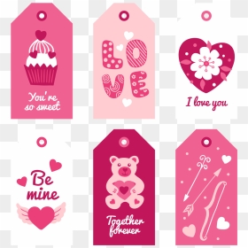 Gift Tag Png Download - Valentines Tag Png, Transparent Png - gift tag png